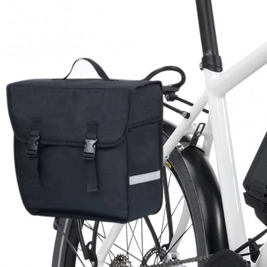 VidaXL Alforja para Bicicleta 21L Negra