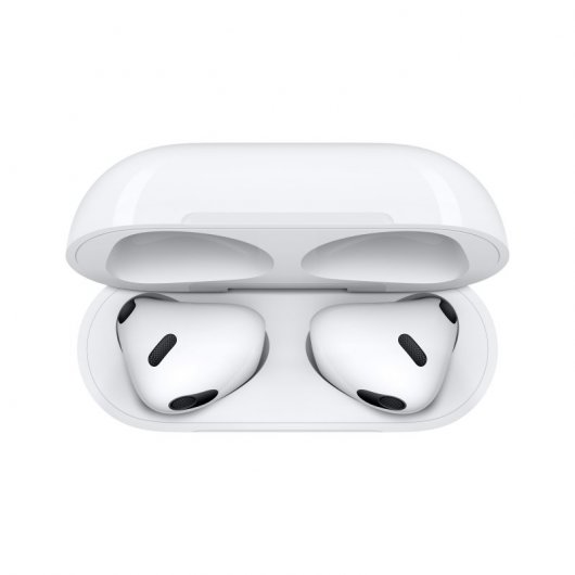 Custodia Protettiva In Silicone Per AirPods 3 (2021) – Antiurto, Anti Graffio Con Moschettone, Nero