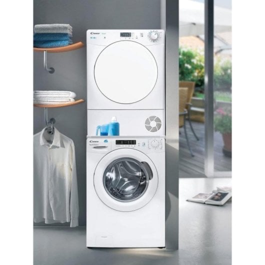 Secadora de condensación Candy CSE C8LF-S 8kg Clase energética G NFC Puerta XXL