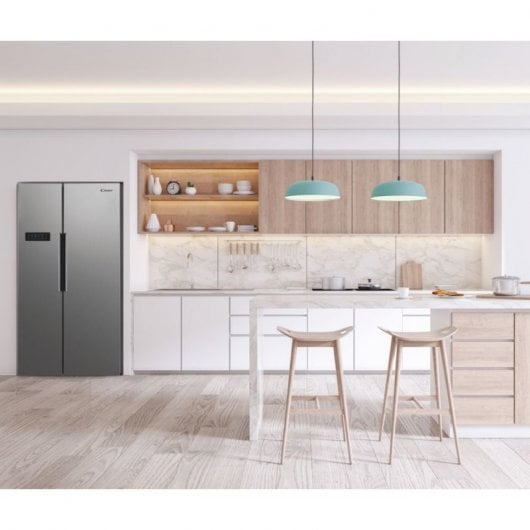 Candy CHSVN 174X frigo américain Pose libre 532 L E Acier inoxydable