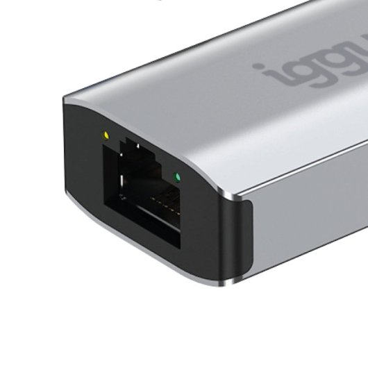 Iggual IGG317693 USB-C auf RJ-45 Gigabit Adapter