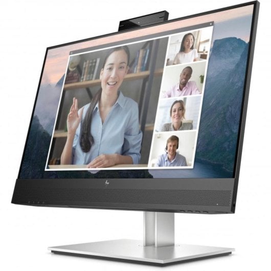 Monitor HP E24mv G4 23.8" FullHD 60Hz IPS Webcam 5MP Altoparlanti Microfono Ergonomico