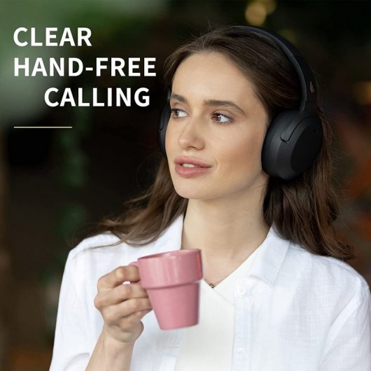 Edifier W820NB Auriculares Inalámbricos Híbridos con Cancelación de Ruido Activa Grises Reacondicionado