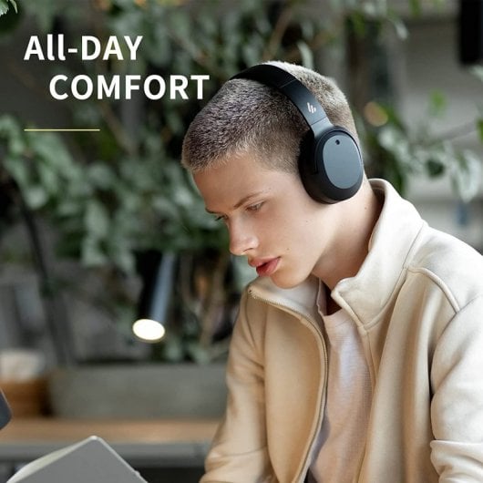 Edifier W820NB Auriculares Inalámbricos Híbridos con Cancelación de Ruido Activa Grises Reacondicionado