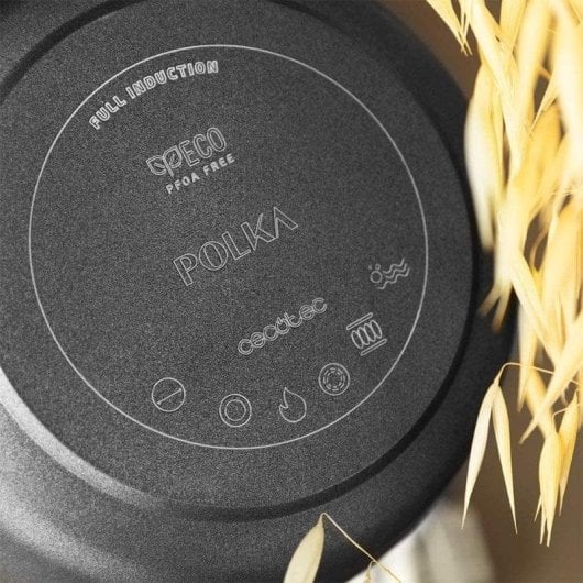 Pfanne Cecotec Polka Excellence 28 Bucket Force Aluminium 28 cm Antihaft Induktion