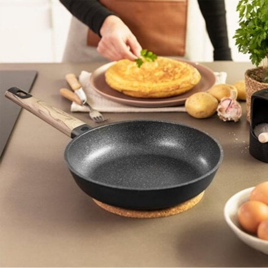 Pfanne Cecotec Polka Excellence 28 Bucket Force Aluminium 28 cm Antihaft Induktion