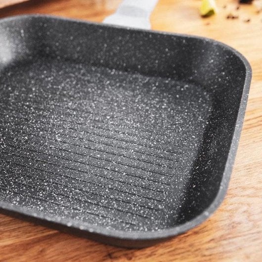 Grillpfanne Cecotec Polka Exclusive Wood&Rock 28cm Aluminium Induktion Antihaft