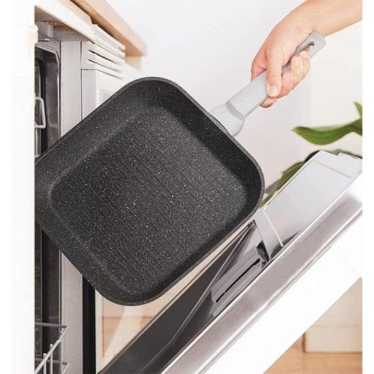 Grillpfanne Cecotec Polka Exclusive Wood&Rock 28cm Aluminium Induktion Antihaft