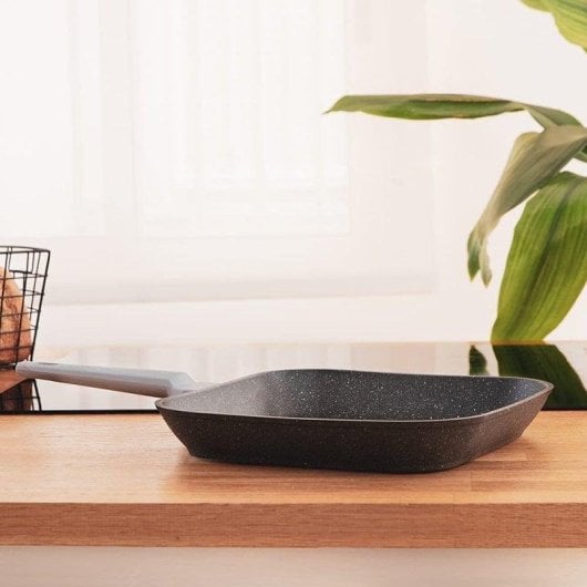 Grillpfanne Cecotec Polka Exclusive Wood&Rock 28cm Aluminium Induktion Antihaft