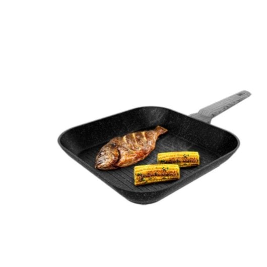 Grillpfanne Cecotec Polka Exclusive Wood&Rock 28cm Aluminium Induktion Antihaft