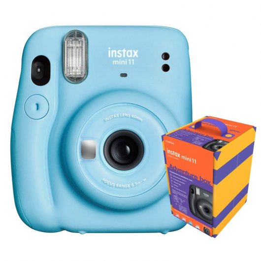 Fujifilm Instax Mini 11 Azul + Adventure Box