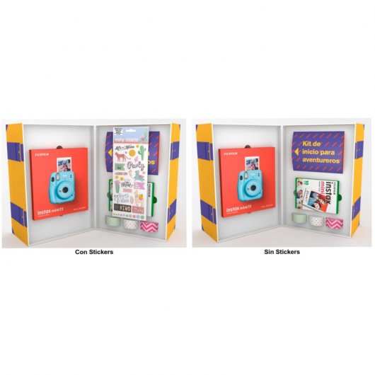 Fujifilm Instax Mini 11 Azul + Adventure Box