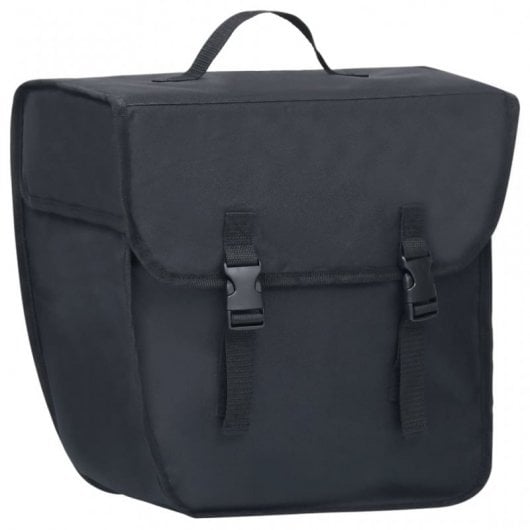 VidaXL Bolsa para Bicicleta 21L Negra