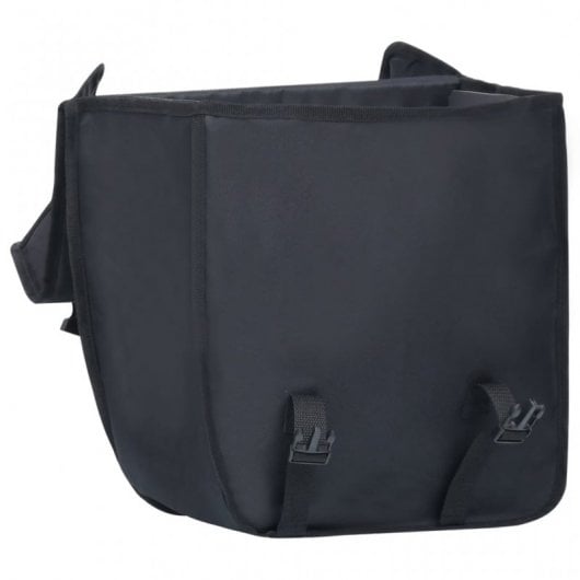 VidaXL Bolsa para Bicicleta 21L Negra