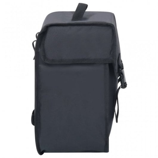 VidaXL Bolsa para Bicicleta 21L Negra