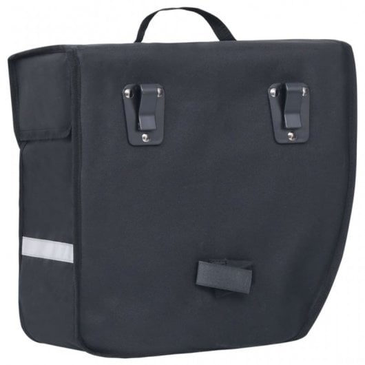 VidaXL Bolsa para Bicicleta 21L Negra