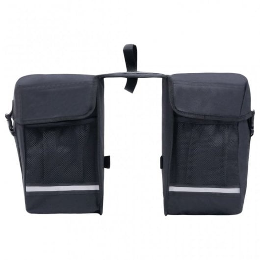VidaXL 93251 Sacoche de Vélo double 35L Noir