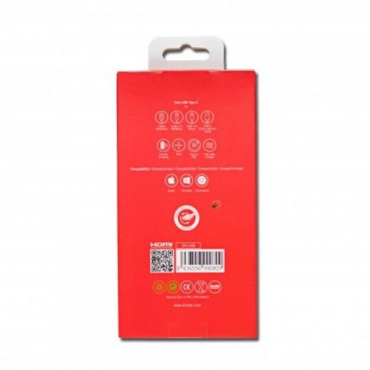 DCU Tecnologic Hub USB-C HDMI 4K/USB 3.0/USB 2.0