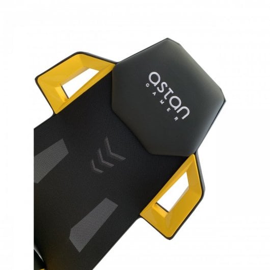 Astan Hogar Stream Team Silla Gaming Ergonómica Negra/Amarilla