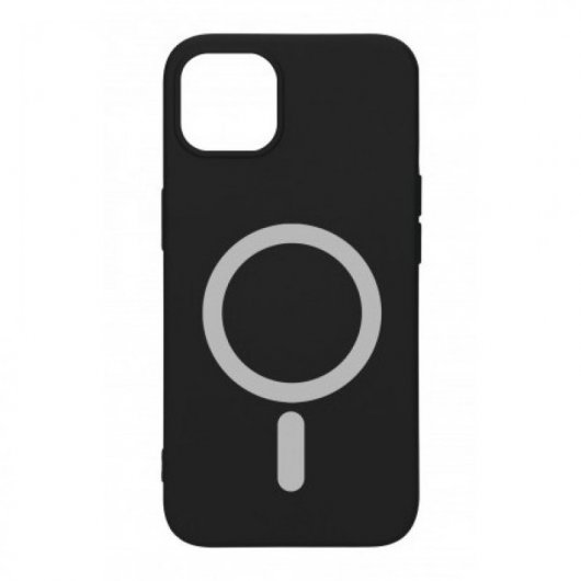 Mobile Tech Funda Soft Magcharge Negra para iPhone 13