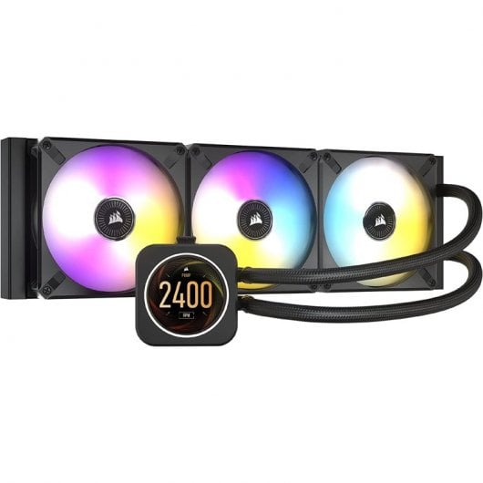 Corsair iCUE H150i ELITE LCD Display Liquid CPU Kit de Refrigeração Líquida 360mm