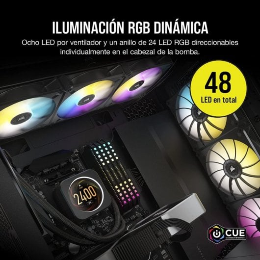 Corsair iCUE H150i ELITE LCD Display Liquid CPU Kit de Refrigeração Líquida 360mm