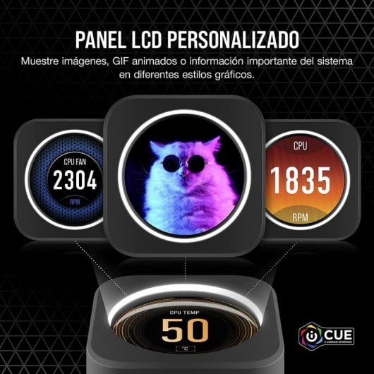 Corsair iCUE H150i ELITE LCD Display Liquid CPU Kit de Refrigeração Líquida 360mm