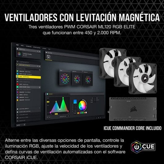 Corsair iCUE H150i ELITE LCD Display Liquid CPU Kit de Refrigeração Líquida 360mm