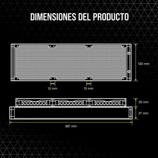 Corsair iCUE H150i ELITE LCD Display Liquid CPU Kit de Refrigeração Líquida 360mm