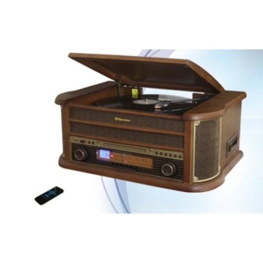 Roadstar HIF-1993BT platenspeler 5 W RMS Bluetooth USB cd cassette hout