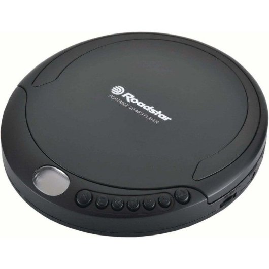 Tragbarer CD-Player Roadstar PCD-498MP/BK Schwarz MP3 LCD Batteriebetrieb