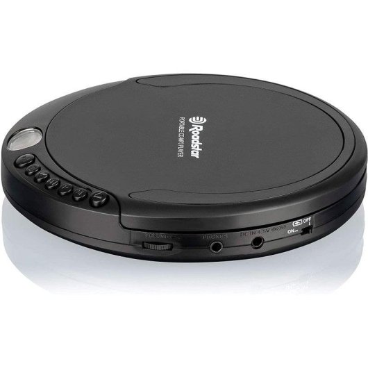 Tragbarer CD-Player Roadstar PCD-498MP/BK Schwarz MP3 LCD Batteriebetrieb