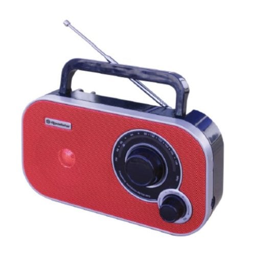 Radio Roadstar TRA-2235 Tragbar FM Analog Rot Kopfhöreranschluss
