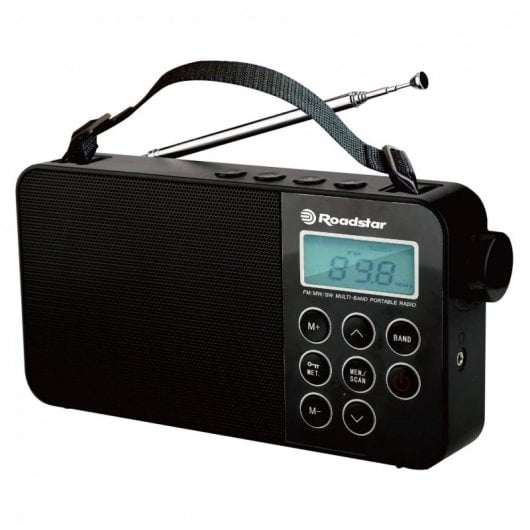 Roadstar TRA-2340PSW Rádio Portátil Preto