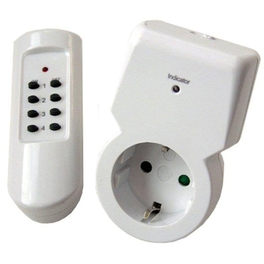 Eurobric 17008 Toma de Enchufe Radiocontrolada con Mando a Distancia