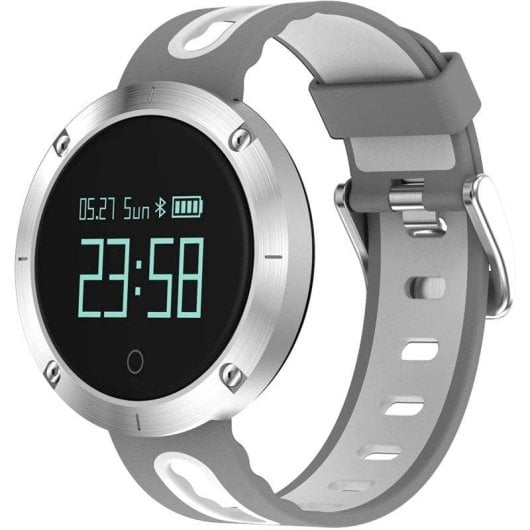 Billow XS30GW Bluetooth 25mm OLED Grigio Bianco M IP67 Cardiofrequenzimetro Pressione Notifiche