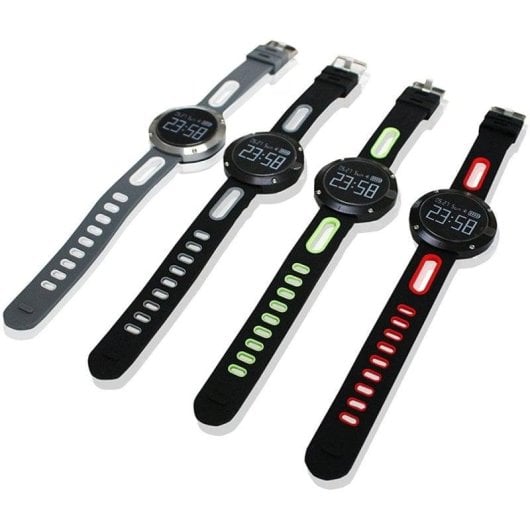 Billow XS30GW Bluetooth 25mm OLED Grigio Bianco M IP67 Cardiofrequenzimetro Pressione Notifiche