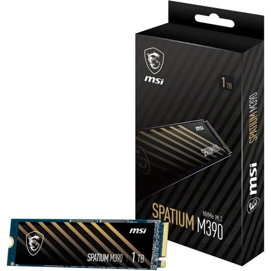 MSI Spatium M390 SSD 1TB M.2 NVMe PCIe Gen3x4