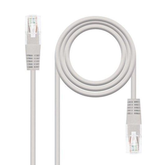 Cable de Red Latiguillo Nanocable Cat6 UTP RJ45 25 cm Gris