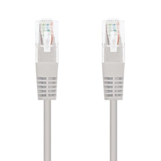 Cable de Red Latiguillo Nanocable Cat6 UTP RJ45 25 cm Gris