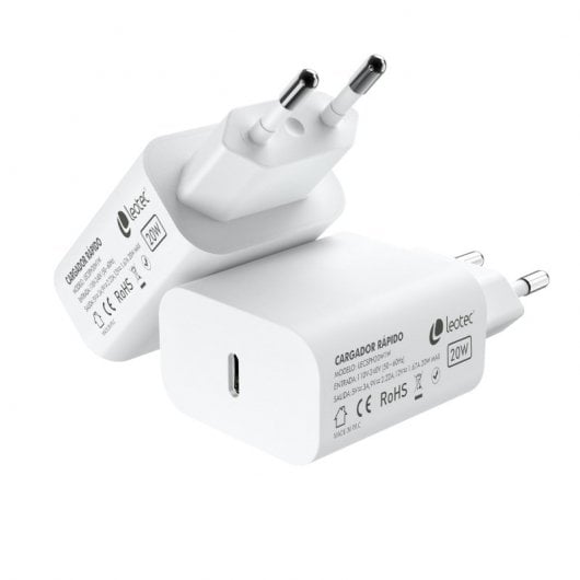 Caricabatterie universale USB-C Leotec da 20 W