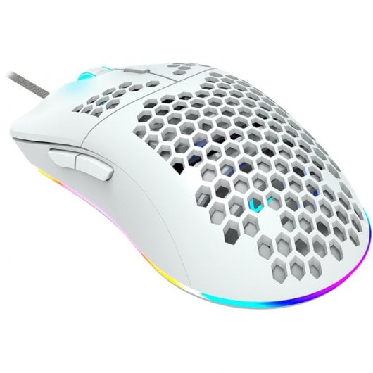 Mouse da gioco ottico Canyon Puncher RGB 4200 DPI Bianco