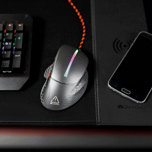 Mouse da gioco ottico Canyon Apstar RGB 6400 DPI