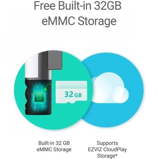 Caméra de surveillance EZVIZ LC3 2K Vision Nocturne Extérieure Détection IA Alarme Audio Bidirectionnel