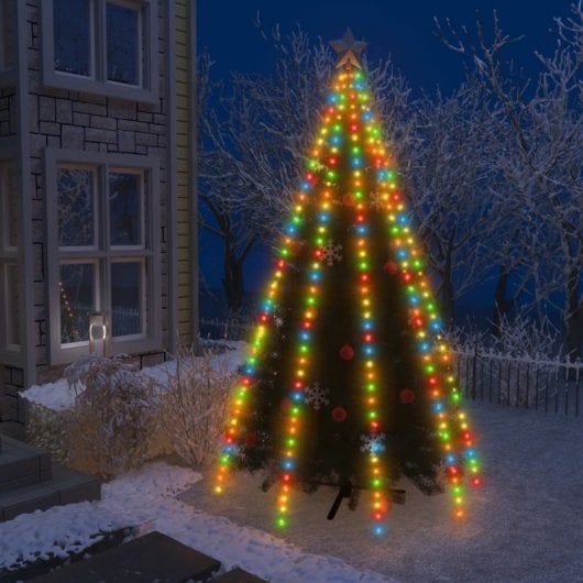 VidaXL Réseau de Lumières pour Sapin de Noël 400 Couleurs LED 400cm