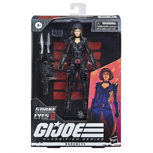 Hasbro Original GI Joe Classified Series Baroness Snake Eyes Figura