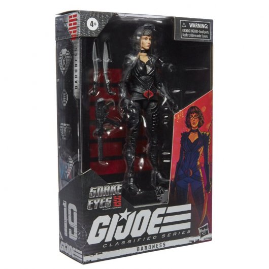Hasbro Original GI Joe Classified Series Baroness Snake Eyes Figura