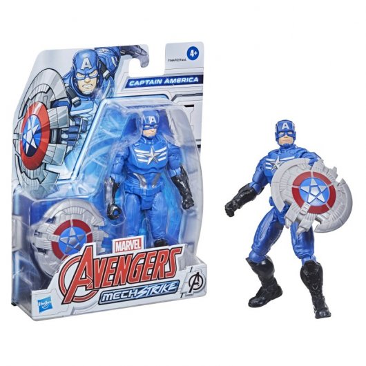 Hasbro Original Avengers Mech Strike Capitán América Figura