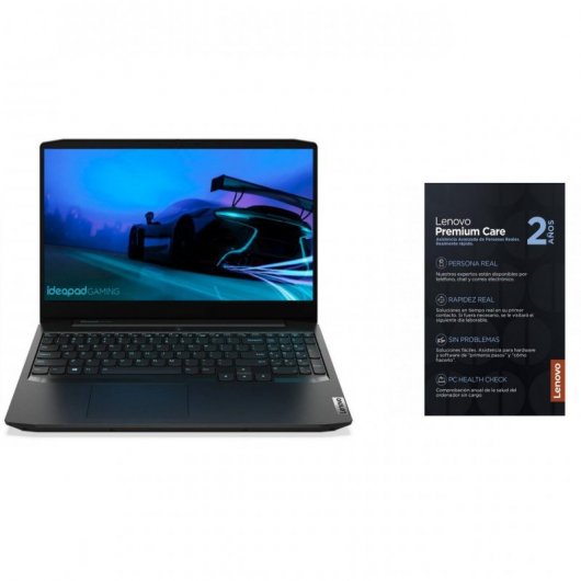 Lenovo IdeaPad Gaming 3  15IMH05 Intel Core i7-10750H/16GB/512GB SSD/GTX1650/15.6" + Premium Care 2 Anos Licença Digital