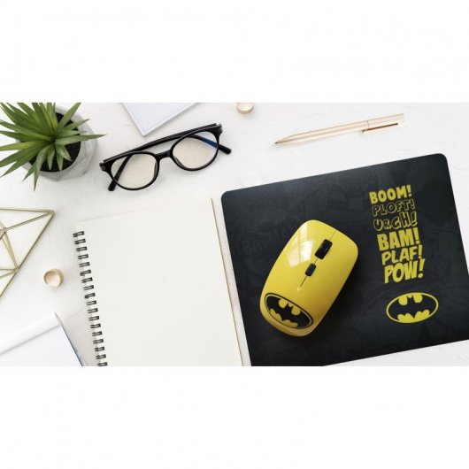 Confezione mouse wireless Disney Batman 1600 DPI + tappetino per mouse